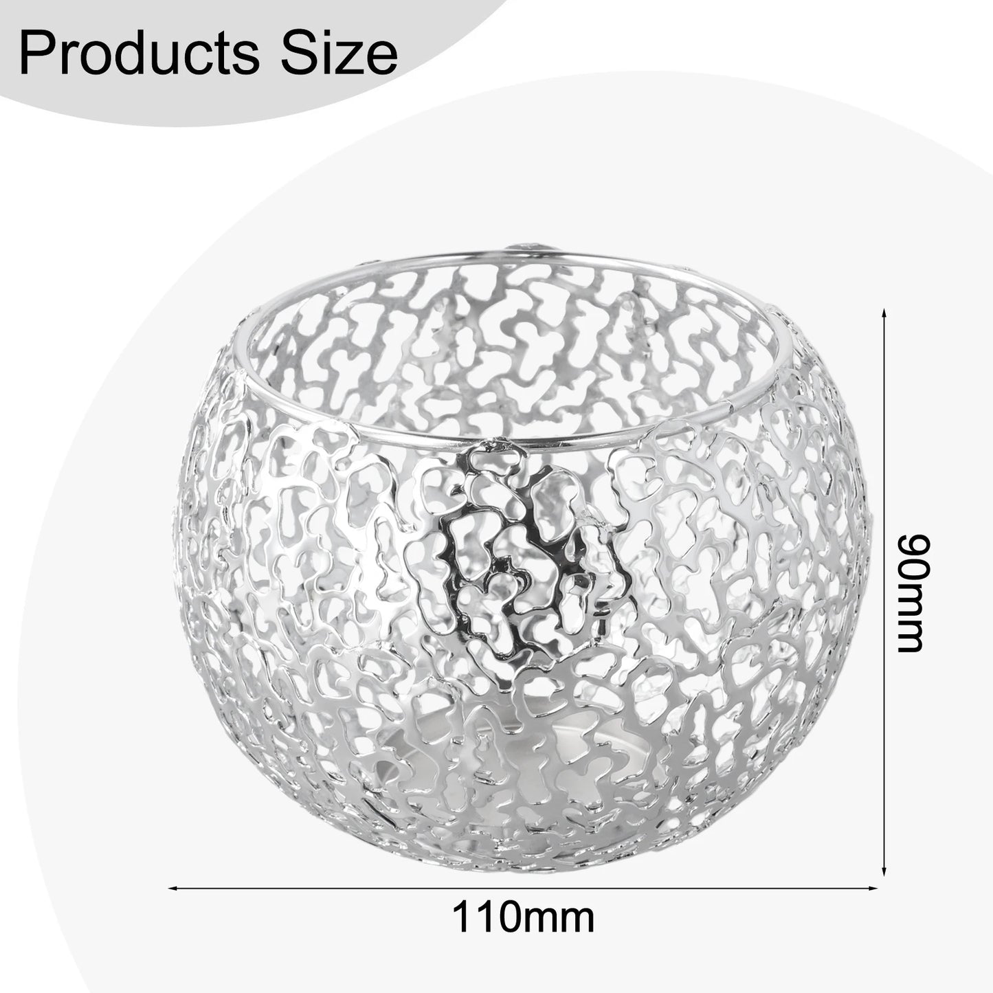 Exquisite Decorative Piece Decorative Candle Holders Elegant Candle Holders Warm Ambiance Charming Patterns Desktop Décor