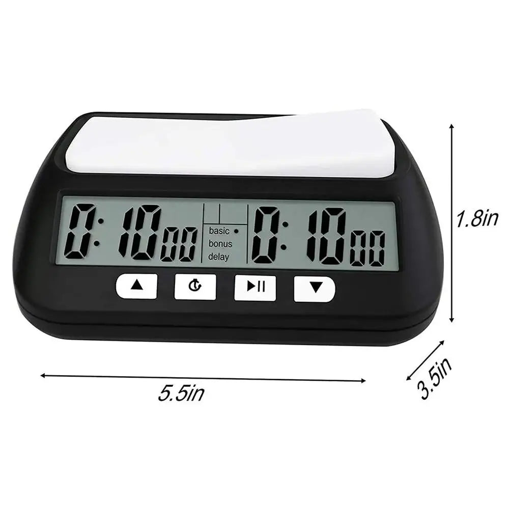Professional Chess Clock Digital Watch Count Up Down Timer Board Game Stopwatch Multifunctional Count Down Game Timer With Alarm