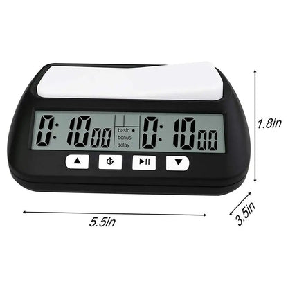 Professional Chess Clock Digital Watch Count Up Down Timer Board Game Stopwatch Multifunctional Count Down Game Timer With Alarm