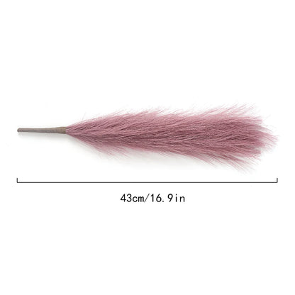 Artificial Pampas Flowers Bouquet Fake Plants for Home Room Decor Garden Wedding Party Decoration Outdoor Vase Bouquet Ornament