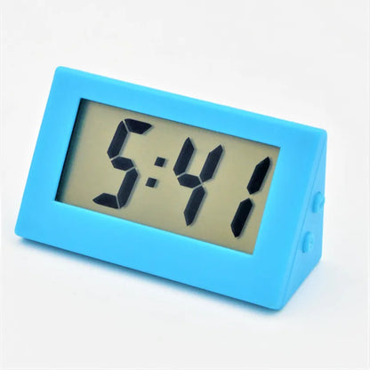 5.2*2*3.5cm Mini Portable Desk Clock 12Hour Time Display Digital Clock with Date  Electronic Table Clock for Student/Car/Bedroom