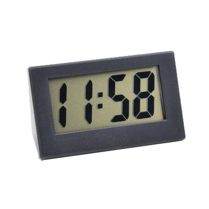5.2*2*3.5cm Mini Portable Desk Clock 12Hour Time Display Digital Clock with Date  Electronic Table Clock for Student/Car/Bedroom