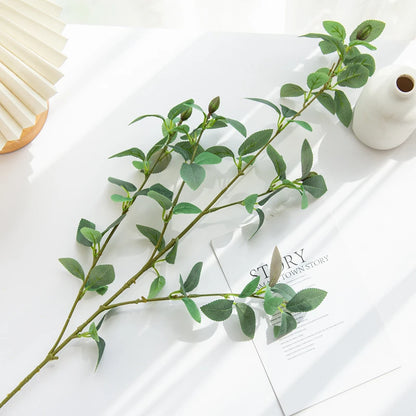 Artificial Plants Rose Leaves Bouquet Diy Floral Arrangement Accessory For Home Wedding Decor Supplies Fake Flowers Scrapbooking