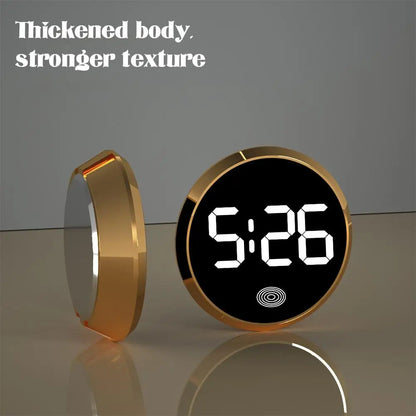 LED Car Clock Luminous Automobiles Internal Stick-On Mini Digital Clocks Auto Ornament Car Accessories