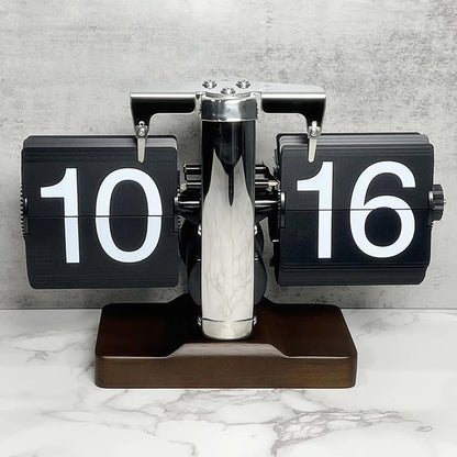 A Flipping Clock with Page Turning Automatically for Modern Home Decoration.Full of Sense of Technology.Battery Included as Gift