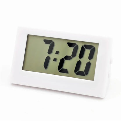 5.2*2*3.5cm Mini Portable Desk Clock 12Hour Time Display Digital Clock with Date  Electronic Table Clock for Student/Car/Bedroom