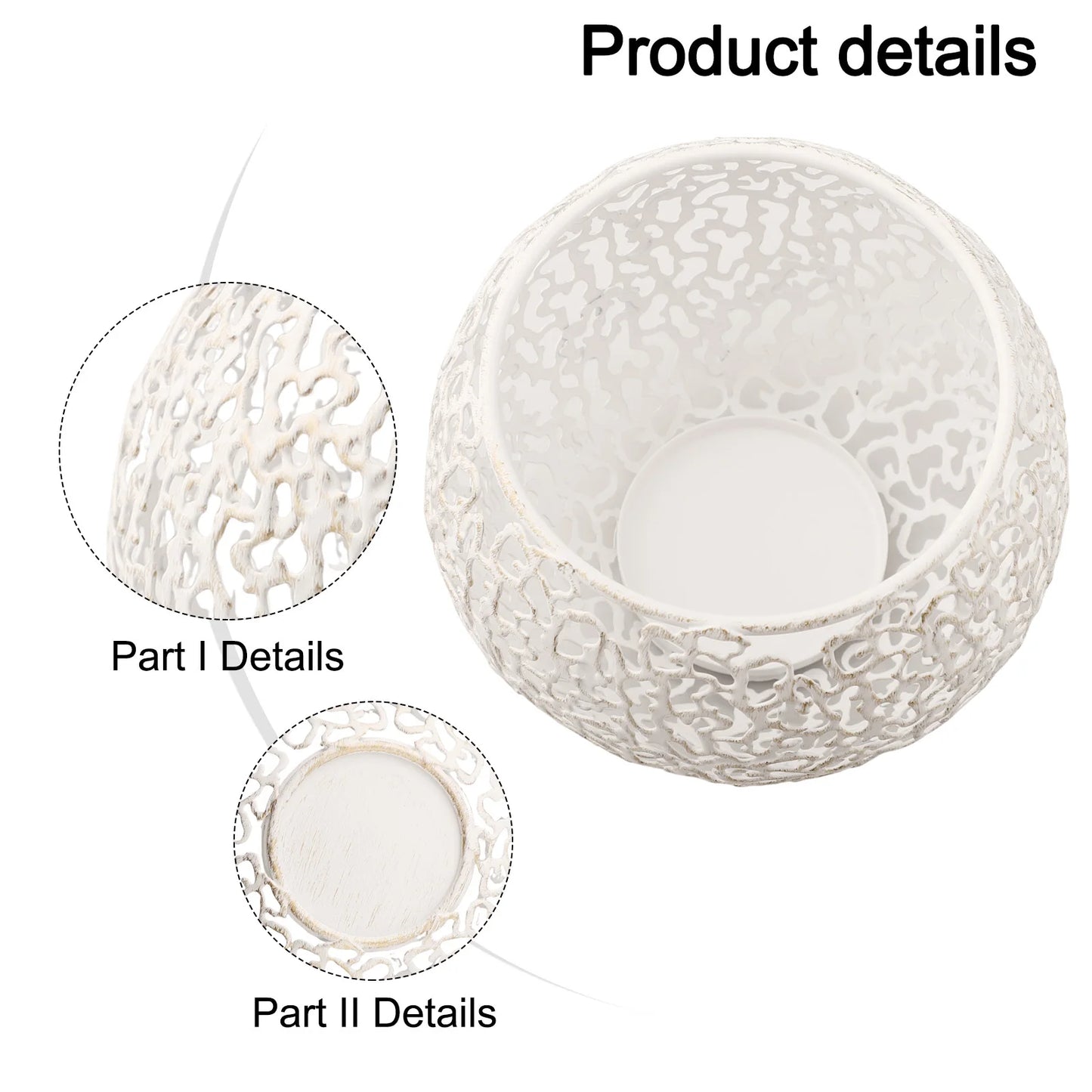 Exquisite Decorative Piece Decorative Candle Holders Elegant Candle Holders Warm Ambiance Charming Patterns Desktop Décor