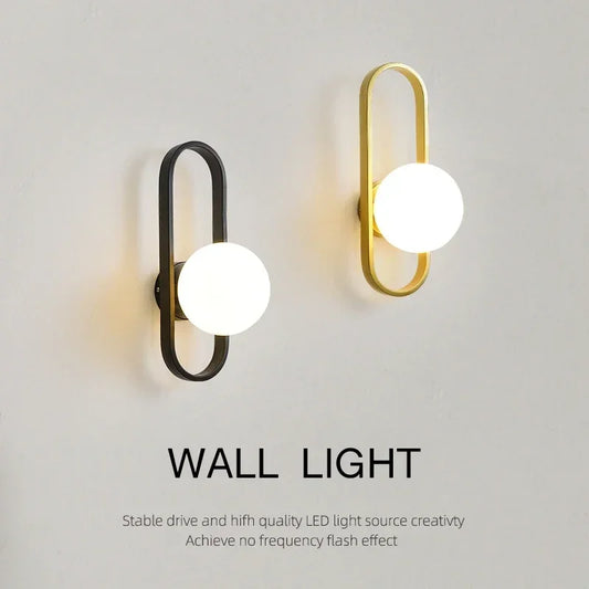 LED Wall Lamp For Luxury Living Room Bedroom Bedside Corridor Aisle Light Hotels Background Home Decorative Wall Sconce 12W