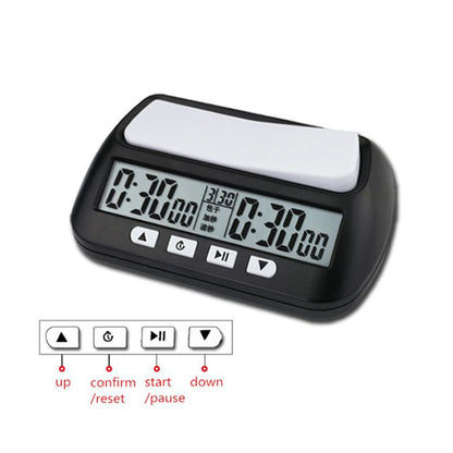 Professional Chess Clock Digital Watch Count Up Down Timer Board Game Stopwatch Multifunctional Count Down Game Timer With Alarm
