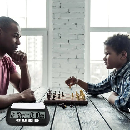 Professional Chess Clock Digital Watch Count Up Down Timer Board Game Stopwatch Multifunctional Count Down Game Timer With Alarm