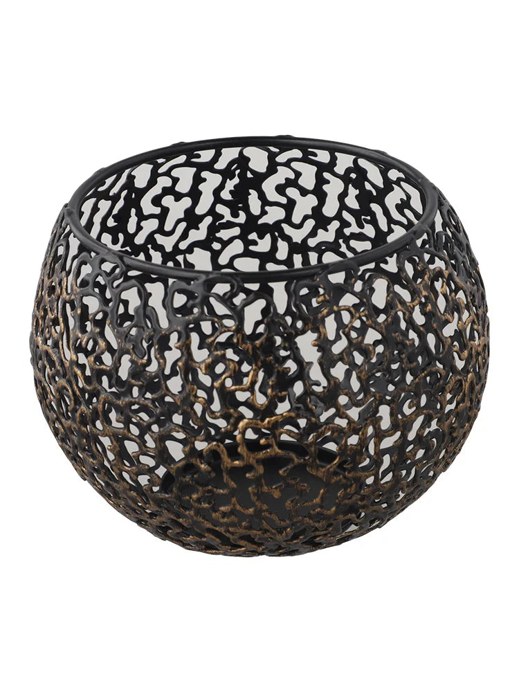 Exquisite Decorative Piece Decorative Candle Holders Elegant Candle Holders Warm Ambiance Charming Patterns Desktop Décor