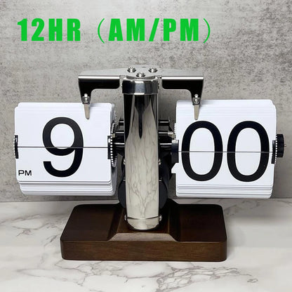 A Flipping Clock with Page Turning Automatically for Modern Home Decoration.Full of Sense of Technology.Battery Included as Gift