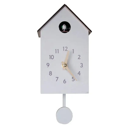 Big Fashion Wooden Cuckoo Clock Handmade Wall Cuckoo Alarm Clock Traditional Wooden Clock Living Room Home Wall Clocks For Decor