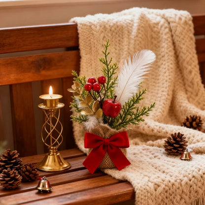 Artificial Plants Flower HotSale Home Living Room Festival Outdoor Garden Wedding Decor Cute Christmas Tree For Family Gathering