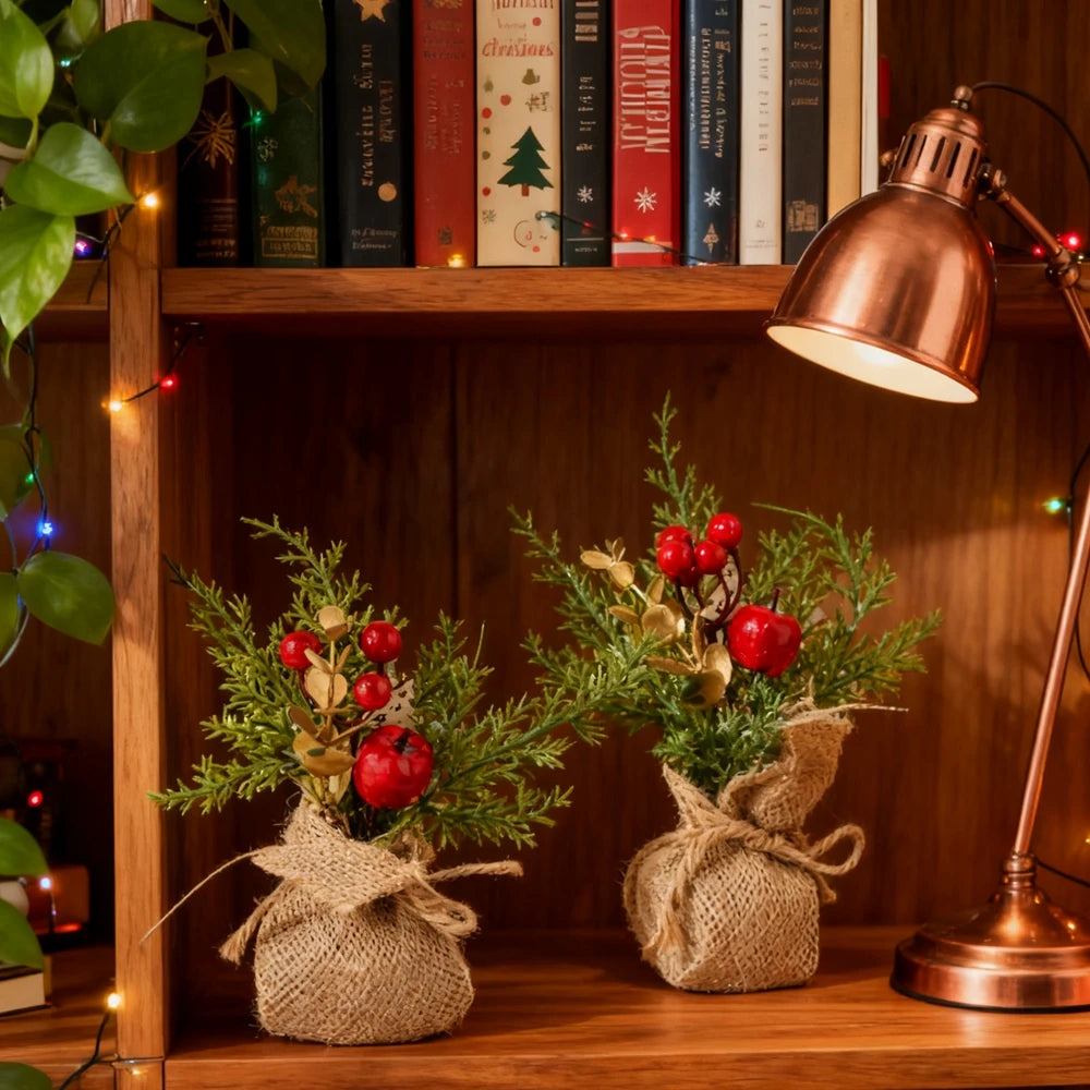 Artificial Plants Flower HotSale Home Living Room Festival Outdoor Garden Wedding Decor Cute Christmas Tree For Family Gathering