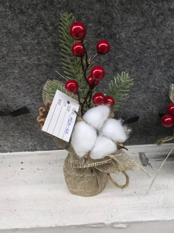 Artificial Plants Flower HotSale Home Living Room Festival Outdoor Garden Wedding Decor Cute Christmas Tree For Family Gathering