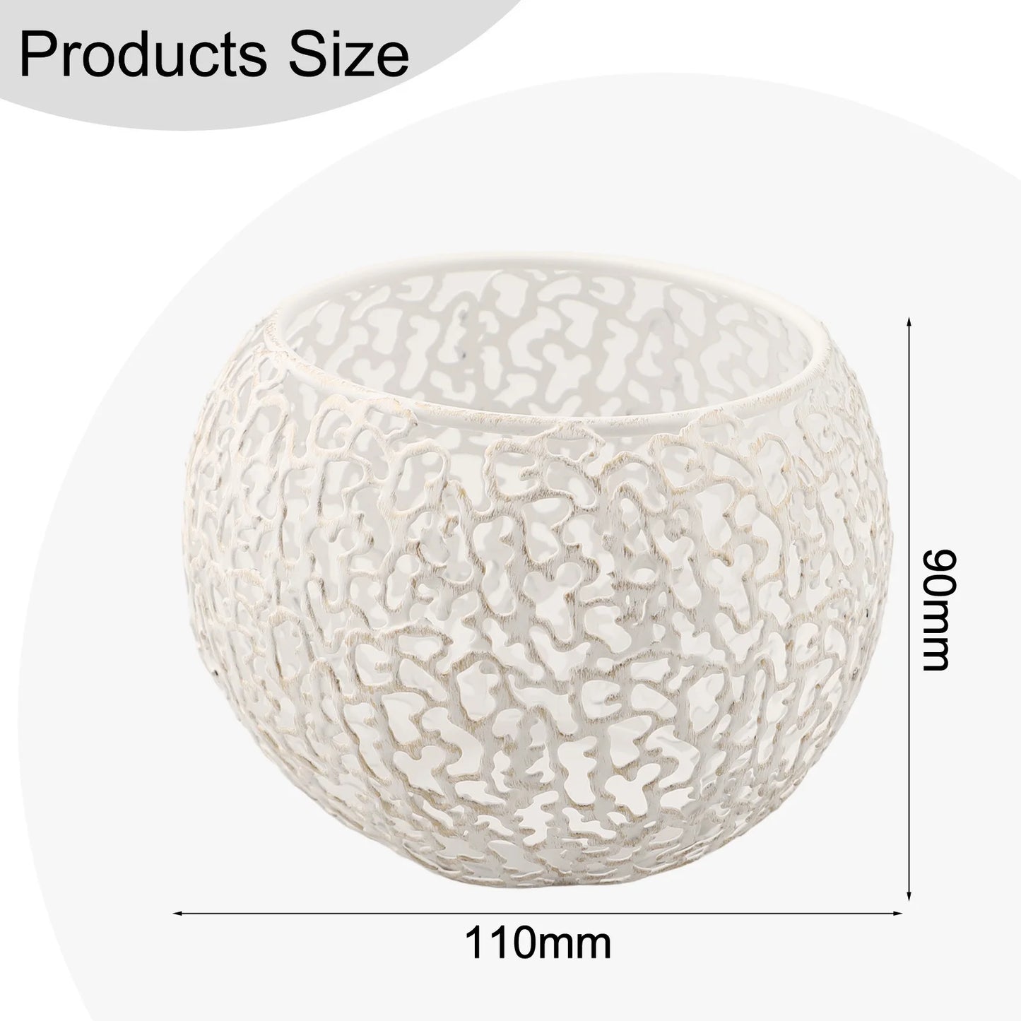 Exquisite Decorative Piece Decorative Candle Holders Elegant Candle Holders Warm Ambiance Charming Patterns Desktop Décor